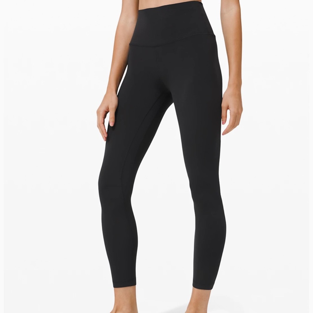 lulu lemon black align 25”
